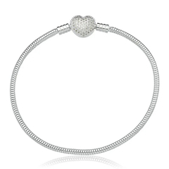 PULSEIRA PANDORA CORAÇÃO CRAVEJADO