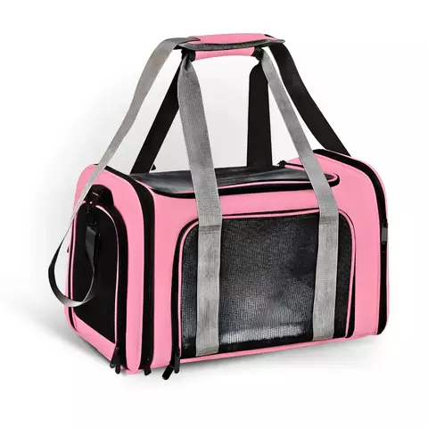 Bolsa De Viagem Para Transporte Pet (Rosa)