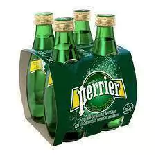 Perrier Agua Mineral Carbonatada con Gas Botella x 330ml en internet
