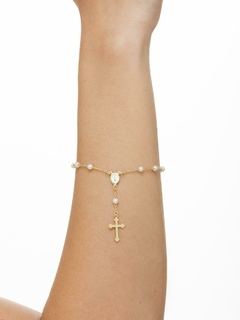 Pulseira Terço Nossa Senhora das Graças