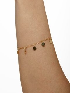 Pulseira Chapinhas Redondas