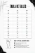 Tabla de talles Halffreds