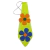 CORBATA DE TELA CON APLIQUE FLORES