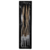 VELA METALIZADA CON ONDAS 15 CM X 6 U