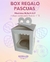 BOX DE REGALO PASCUAS 14,5X14,5X9 (Incluye cuna para huevo N°18)