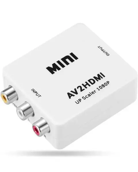 adaptador conversor av para hdmi - videogame ps2 e outros