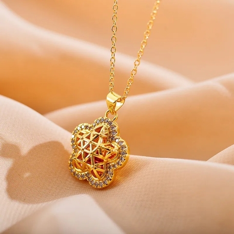 Cadena flor volumen 9289