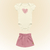 Conjunto Body Manga Curt/ Short-Saia - comprar online
