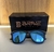 Óculos de Sol Boston Preto com Lente Azul