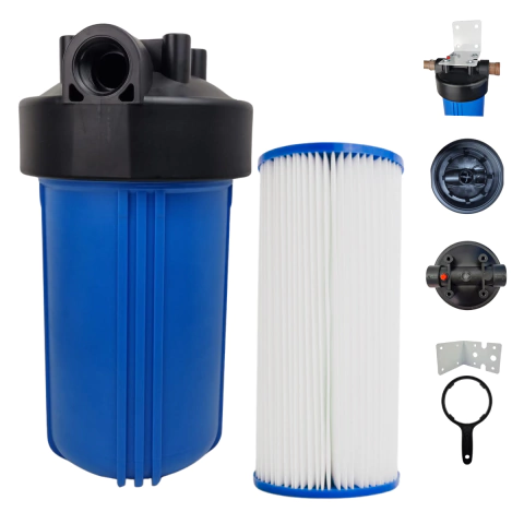 Filtro Big Blue 10” com Plissado Lavável – Alta Vazão