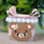 Lembrancinha Maternidade Caixa 5x5 com Urso Rosa