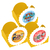 Forminha Patrulha Canina Amarelo 20 unids