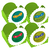 Forminha Tartarugas Ninjas Verde 20 unids