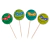 Topper para Doces Tartarugas Ninjas 20 unids