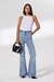 PANTALON DENIM KATY FL CUPRA BLUE/ TUCCI - comprar online