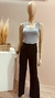 PANTALON SASTRERO C/CINTO WIDE LEG UNIFORME