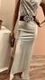 POLLERA SATEN C/TAJO - comprar online