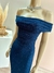 VESTIDO LYCRA GLITTER HOMBRO CAIDO - Mírame - Shop online
