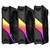 Kit Cooler Fan Gabinete 3un Sangue Frio 3 Argb Black Reverse - comprar online
