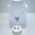 Conjunto pérola + coração com pedra fusion - 12483 - comprar online