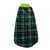 roupa para pet soft xadrez verde e azul