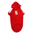 Casaco de Moletom Adidog para pets, cachorro grande, modelo fechado com mangas e capuz , com estampa ADIDOG  na cor vermelho - produto importado.