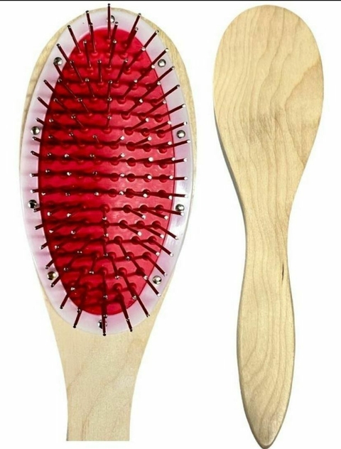 Escova de Cabelo Cabo de Madeira