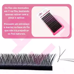 Cílios Fadvan Y - Volume Brasileiro - SOS Beauty
