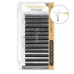 Cílios Nagaraku 6D W - Fio Aberto Volume Egípcio