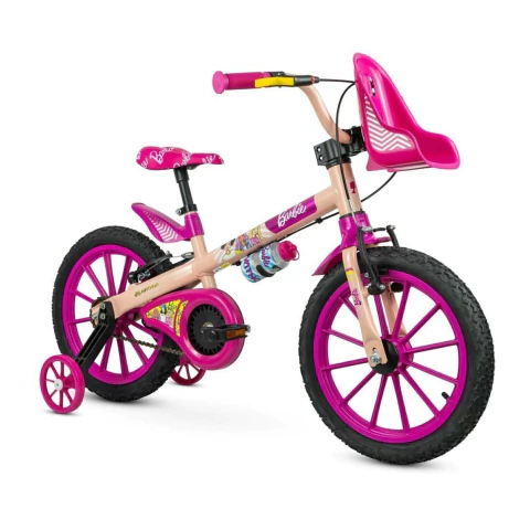 BICICLETA 16 NATHOR BARBIE ROSA - 2025
