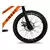 BICICLETA 20 COLLI AIRON 7V FREIO À DISCO LARANJA NEON - loja online