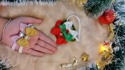 Laço Doce Natal - Kit com 5 laços