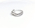 Anillo infinito con cubic de plata 925