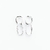 Aro doble eslabón liso plata 925 - comprar online