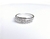 Anillo medio sin fin separado desfasado plata 925