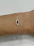 Pulsera ojo turco cubic azul plata 925 en internet