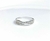 Anillo medio sin fin cruzado plata 925