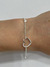 Pulsera doble cadena con corazones con cubic plata 925 en internet