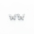 Aro mariposa calada con cubic plata 925