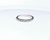 Anillo medio sin fin cubics grandes y chicos plata 925