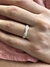 Anillo medio sin fin cruzado plata 925 - comprar online