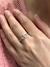 Anillo doble circulo calado con cubic plata 925 - comprar online