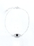 Pulsera ojo turco cubic azul plata 925