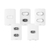 Conjunto de Tomadas e Interruptores Branco Alumbra Gracia Maxx