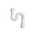 Sifão Extensível Universal Branco 73cm DN38/40/48/50 Krona