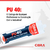 PU 40 Cola Selante Para Vedação 400g Branco, Cinza, Preto Cibraflex - comprar online