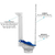 Mecanismo Saída de Água Universal Lateral e Frontal Astra KSU - comprar online