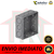 Caixa de Luz 4x4 48mm Quadrado Cinza Tuboline