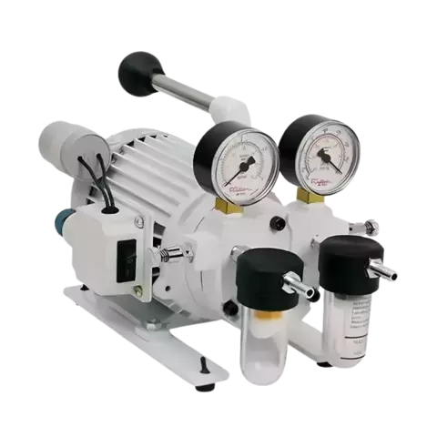 BOMBA DE VÁCUO SEM PROTEÇÃO 40 MBAR 1M³/H MODELO 820 - comprar online