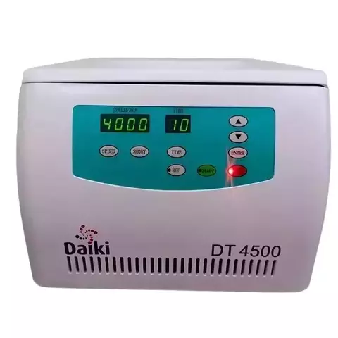CENTRÍFUGA DIGITAL DAIKI DT-4500 COM ROTOR ÂNGULO FIXO 24 X 15 / 10 / 5 ML - comprar online
